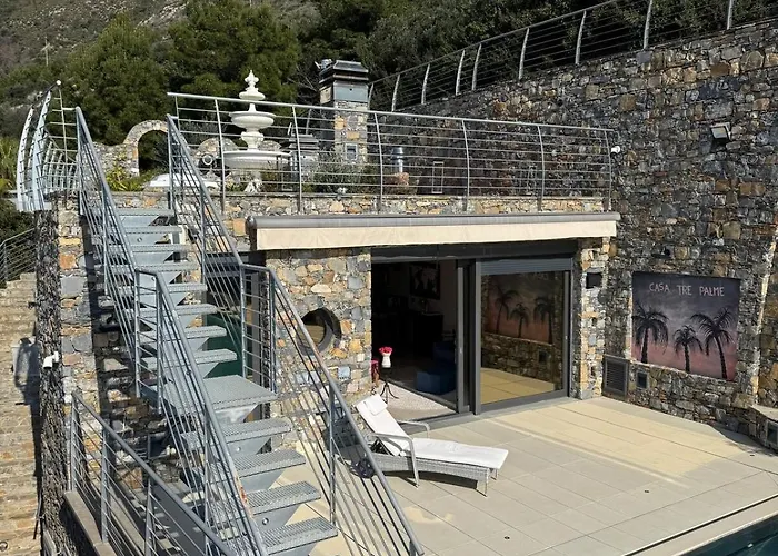 Apartment Villalino Tre Palme, Pool, 2 Schlafzimmer, 2 Baeder, Pool, Terrasse, Outdoor Fitness